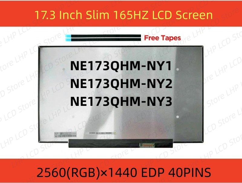 Ʈ LCD ȭ NE173QHM-NY3 NE173QHM-NY1, 17.3 ġ IPS, 2K, 165HZ, 2560x1440 EDP, 40 , NE173QHM-NY2 V8.0